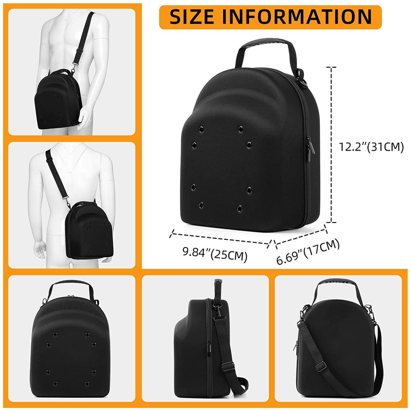 con tapa de viaje genérica (6-8 ) - de seguridad EVA dura | impermeable a prueba de presión | Bolsa protectora Presentación con asa, Ligero Transportable Casa Mover, pequeño, Se référer