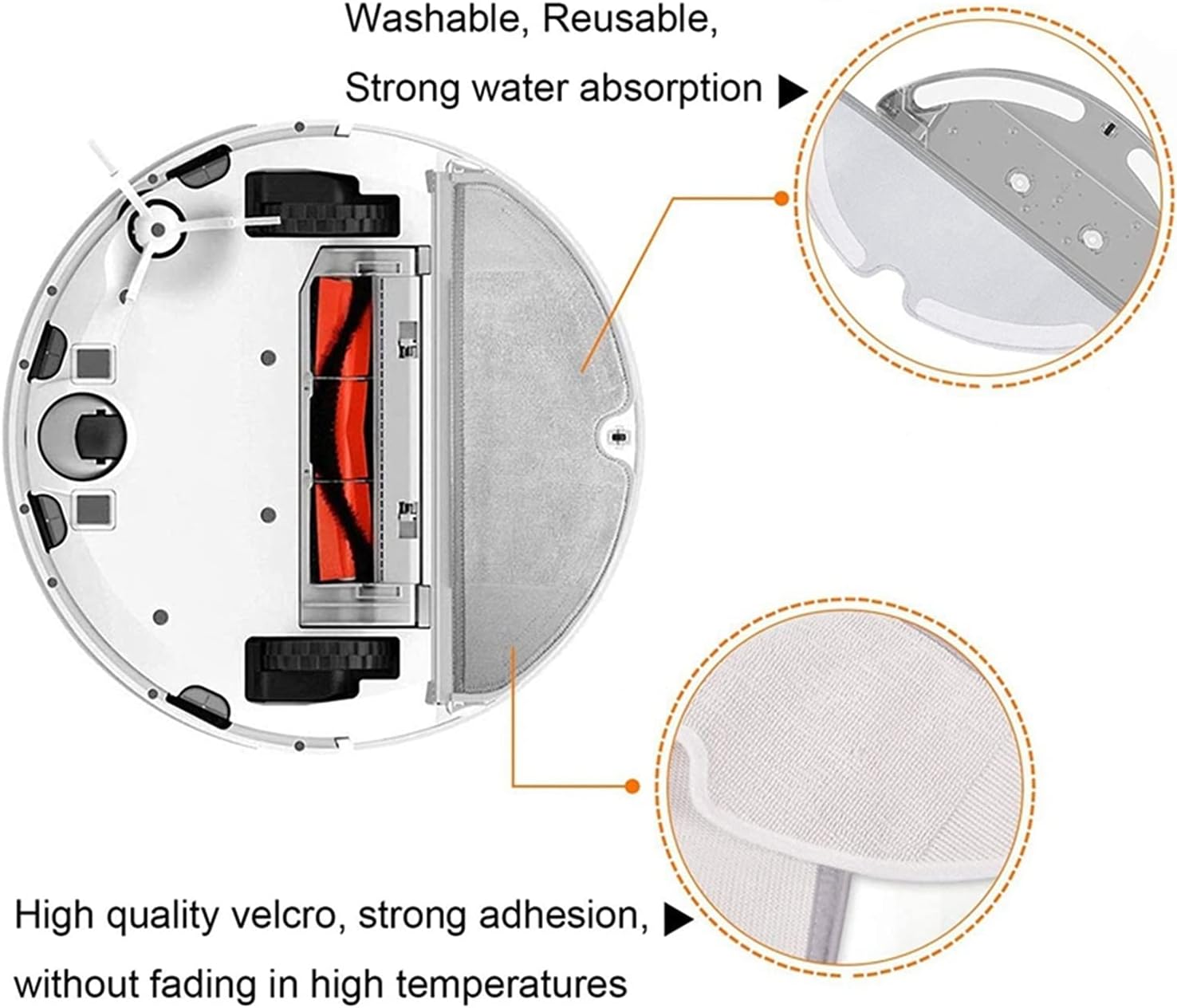 Tool Accessories Are Suitable Fit For Xiaomi Robot Vacuum Cleaner Accessory Kit Vacuum cleaner parts