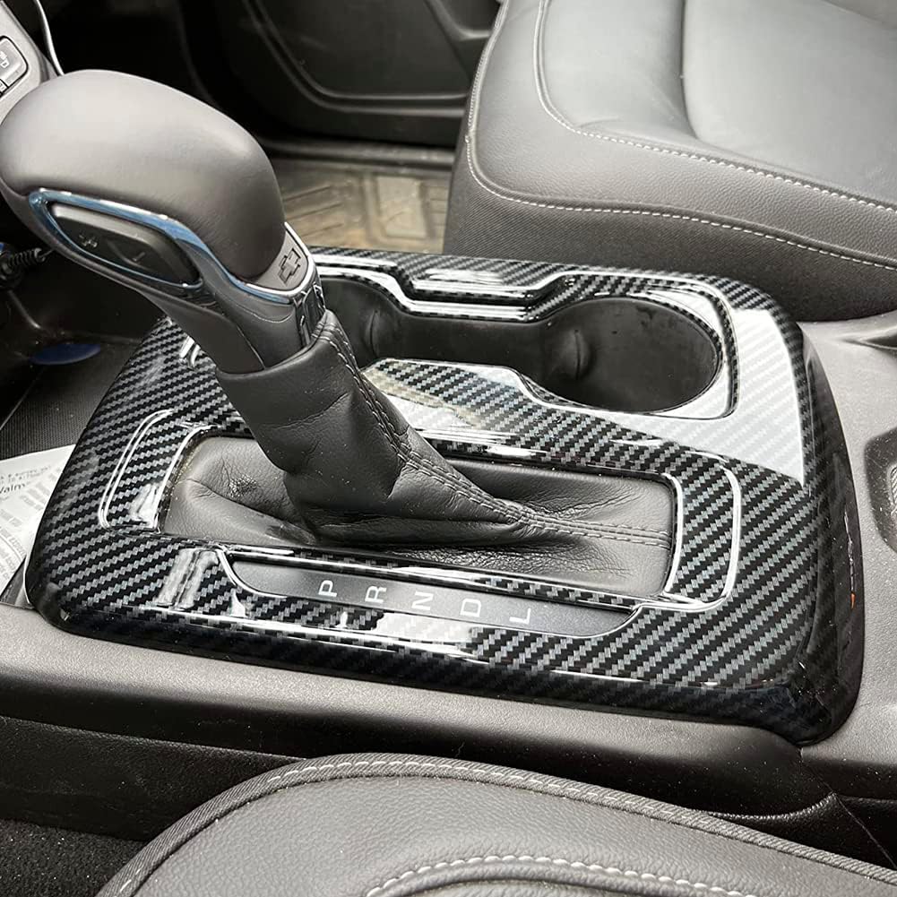 Kolya Compatible with 2015 2016 2017 2018 2019 2020 2021 2022 Chevy Colorado Accessories Center Console Gear Shift Panel Cover Trim for GMC Canyon Accessories (Carbon Style, Not for 2023+)