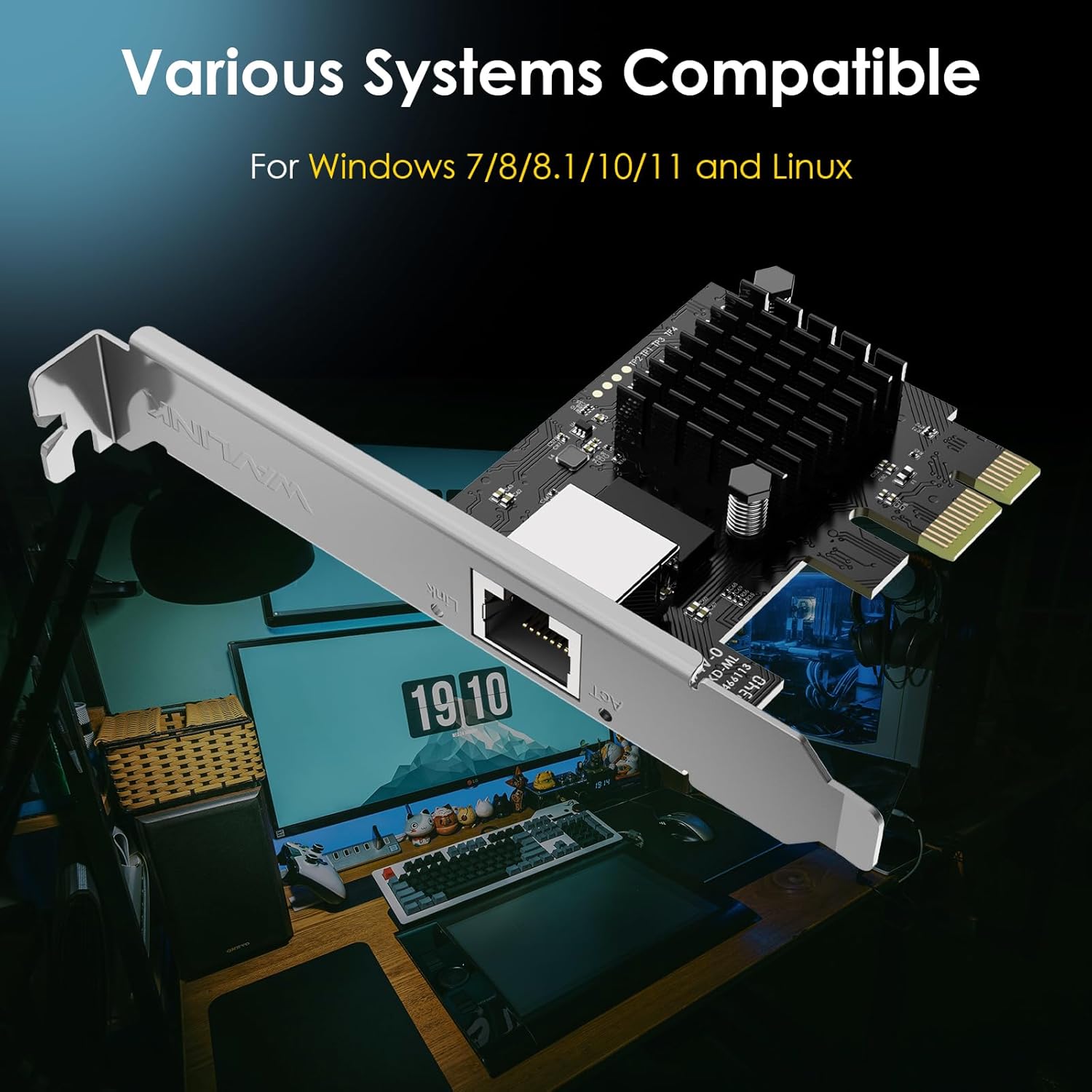 WAVLINK Placa de Rede PCIe 5 GB: Review após 30 dias de uso