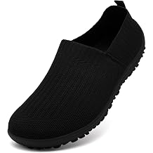 Womens Barefoot Shoes Walking Wide Toe Box Slip On Sneaker Zero Drop Non-Slip Sole Casual Lightweight Breathable Tennis Workout Shoes to Travel