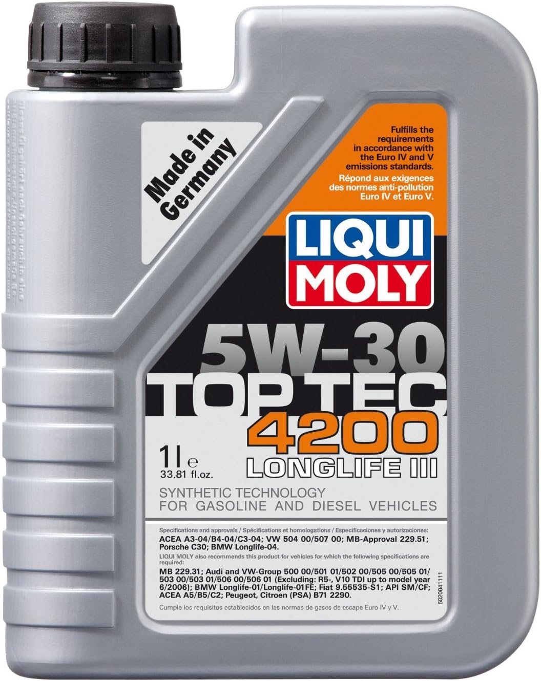 Amazon.com: 7-Quarts Genuine Synthetic 5w30 Motor Oil & 1 Oil Filter ...