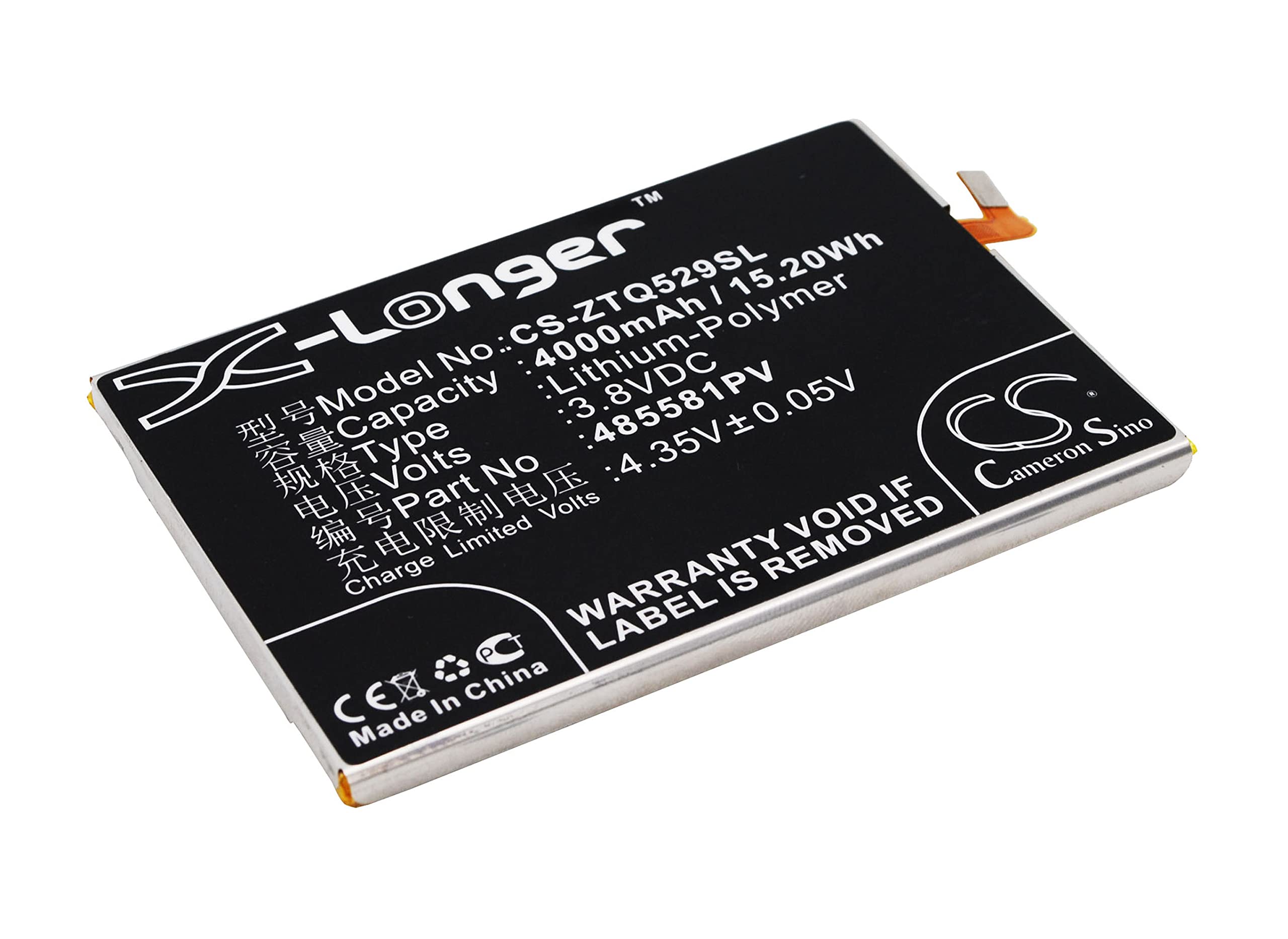 BELLV Battery Replacement for 485581PV Q529,Q529C,Q529E,Q529T,Yuanhang 3,Yuanhang 3 TD-LTE