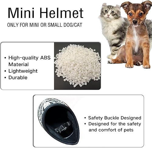 Miniatura 3 de Casco completo de motocicleta para gatos, casco de equitación al aire libre, para gato, perro, perrito, cachorro, gatito, suministros para mascotas,