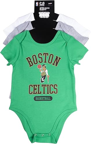 Miniatura 19 de Ultra Game Body unisex oficial de la NBA para bebé, de algodón súper suave, paquete de 3
