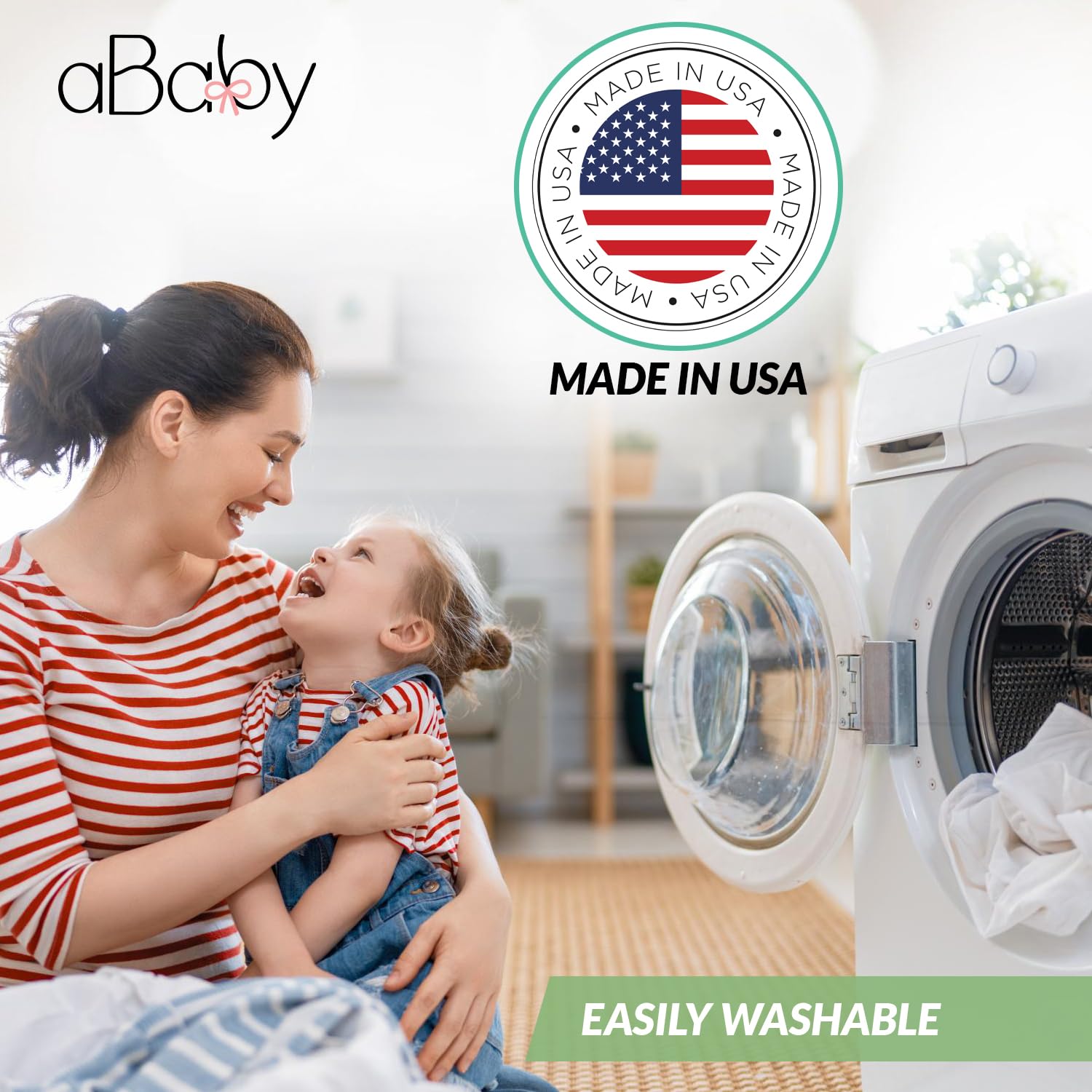 ABaby Waterproof Bassinet Mattress Protector - Machine Washable Baby Mattress Cover - Complete Sleep Protection for Your Little One. Made in USA (Size 13 x 29) : Mattress Pads : Baby