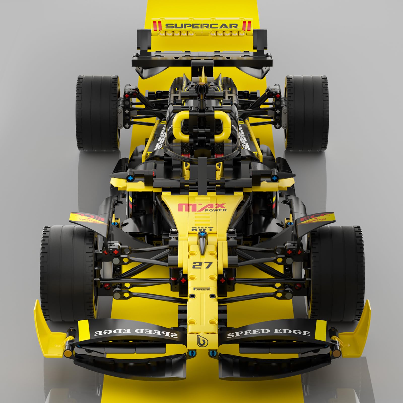 Nifeliz AM24 Formule 1 à L’Échelle 1:8 – Maquette De Voiture De Course Avec Moteur 6 Cylindres Et Différentiel – Cadeau Adulte Passionné