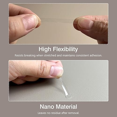 Miniatura 3 de 500 puntos adhesivos transparentes extraíbles, masilla adhesiva de doble cara para carteles, manualidades, globos y montaje en pared