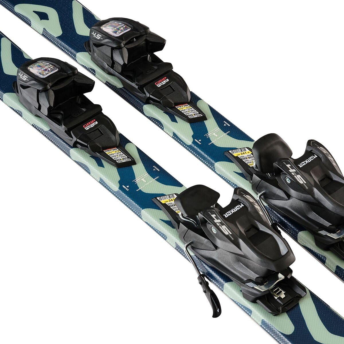 Amazon.com : K2 Indy Skis w/ 4.5 FDT Jr Bindings, 76 : Sports