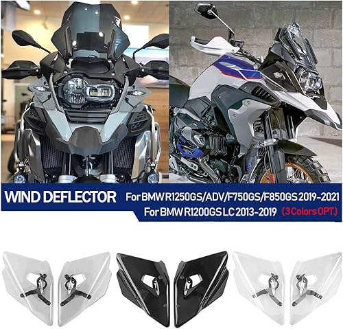 Pantalla deflector de viento superior de motocicleta con soporte para B.MW R1250GS R1250GS R1250 GS ADV 2019-2023 R1200GS R1200 GS LC 2013-2019