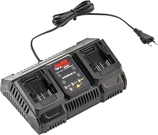 AL-KO Doppel-Ladegerät C300.6 Li, 18 V / 36 V, 2X 4 A Ladestrom, LED-Ladestandsanzeige