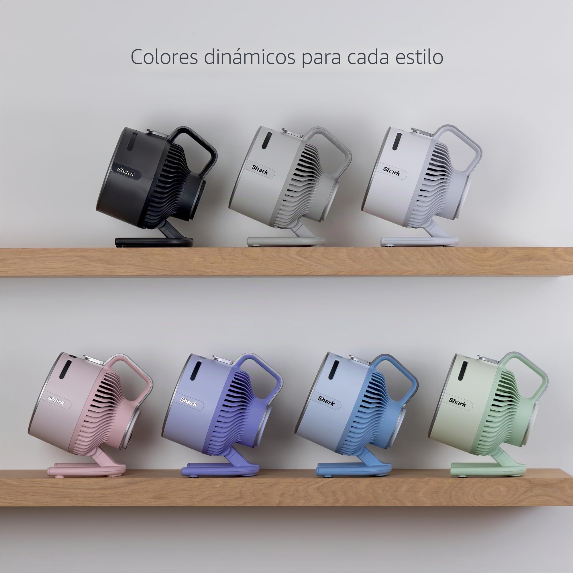 Shark FlexBreeze HydroGo, ultra potente, portátil, niebla para interiores y exteriores, rango de más de 70 pies, con cable e inalámbrico con hasta 12 horas de batería, 5 velocidades y nebulización