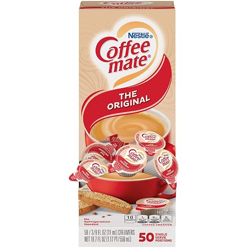 COFFEE MATE 35110BX Original Creamer, 0.375 Fl. Oz (50 Count),