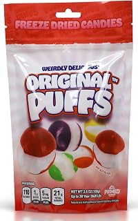 Prime Warrior Original Flavored Freeze-Dried Candy - Crispy, Crunchy Skittles - Fun for All Ages - Trending Must-Try Snack - Guaranteed Quality, Made in Health Canada Certified Facility