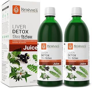 Liver Detox Juice, Strengthens & Improves Digestion, Natural Rejuvenator & Liver Detoxifier, No Artificial Colors or Flavors, 1000 Ml - (Pack of 2)