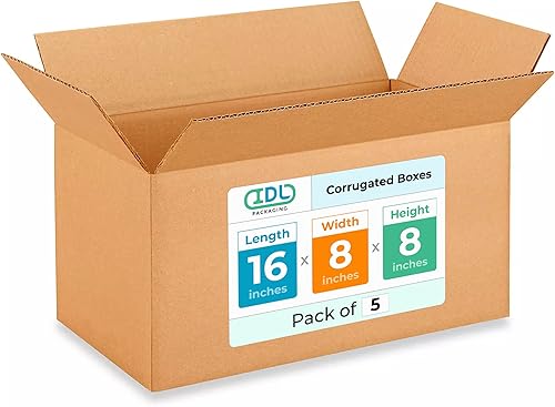 Miniatura 379 de Cajas para envío IDL Packaging - B-1266-5 de cartón corrugado, tamaño pequeño, de 12 pulgadas de largo x 6 pulgadas de ancho x 6 pulgadas de alto