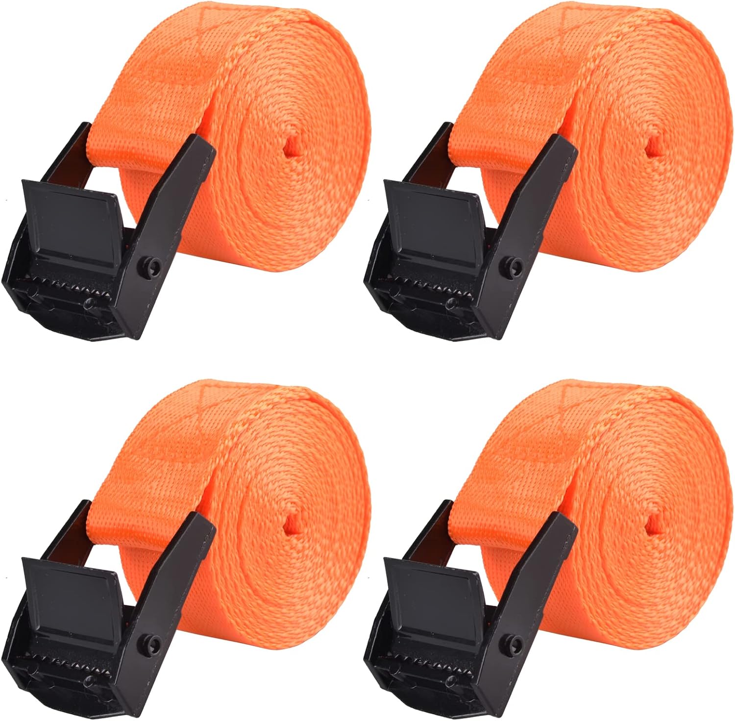 TRIWONDER Cinch Tie Down Strap Lashing Straps Heavy Duty Nylon Straps