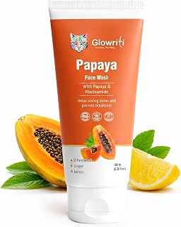 Papaya Deep Cleanse Face Wash with Niacinamide & D-Panthenol | Gentle Exfoliation for Glowing Skin | Ginger Extract for Ac... Price In India
