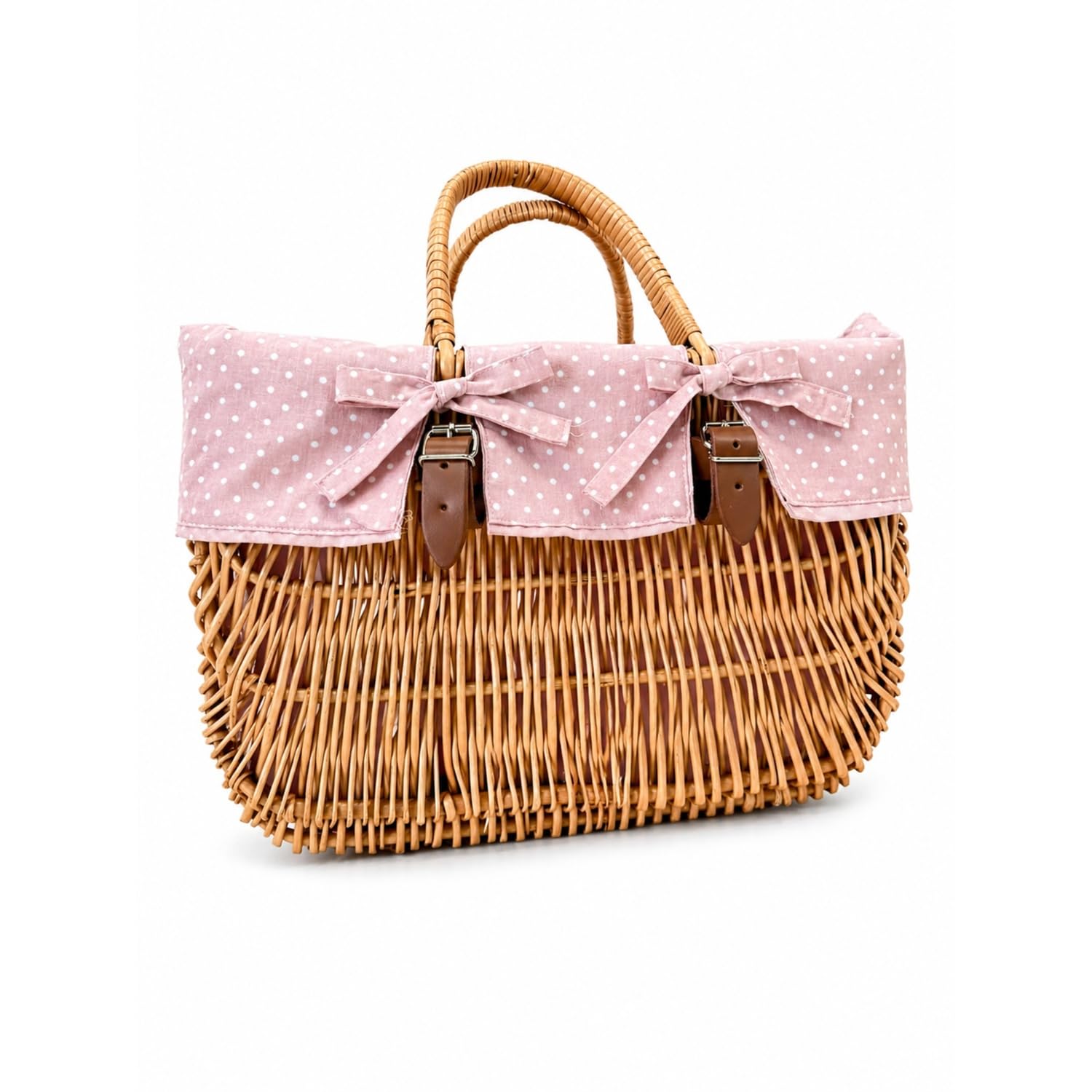Panier de Bicyclette,Panier à vélo en Osier, Fixation à l'avant du vélo, Sac de vélo, Petit Panier à vélo