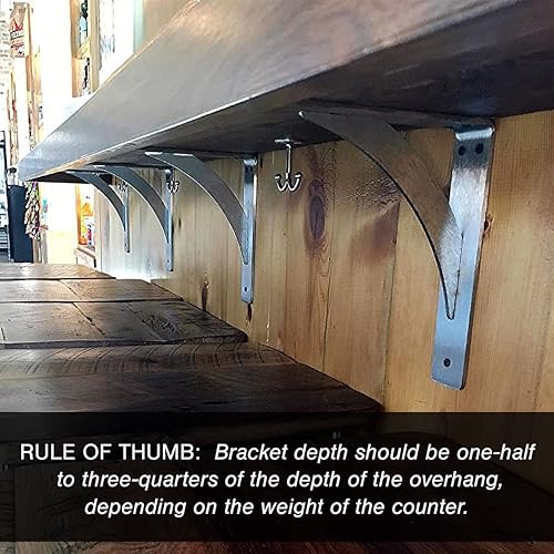 Miniatura 9 de Ekena Millwork - Soporte de acero (latón envejecido)