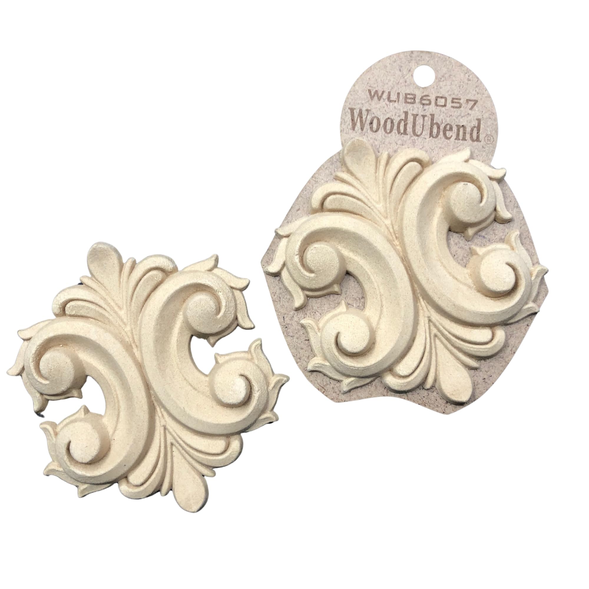 Onlays flexibles Woodubend WUB6057 moulures bois 10x10.8cm pour meuble