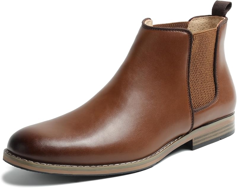 Men Chelsea Boots Casual Suede Dress Boots Comfortable Oxfords Ankle Boots for Men