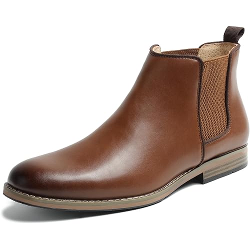 Cestfini Men Chelsea Boots Casual Suede Dress Boots Comfortable Oxfords Ankle Boots for Men