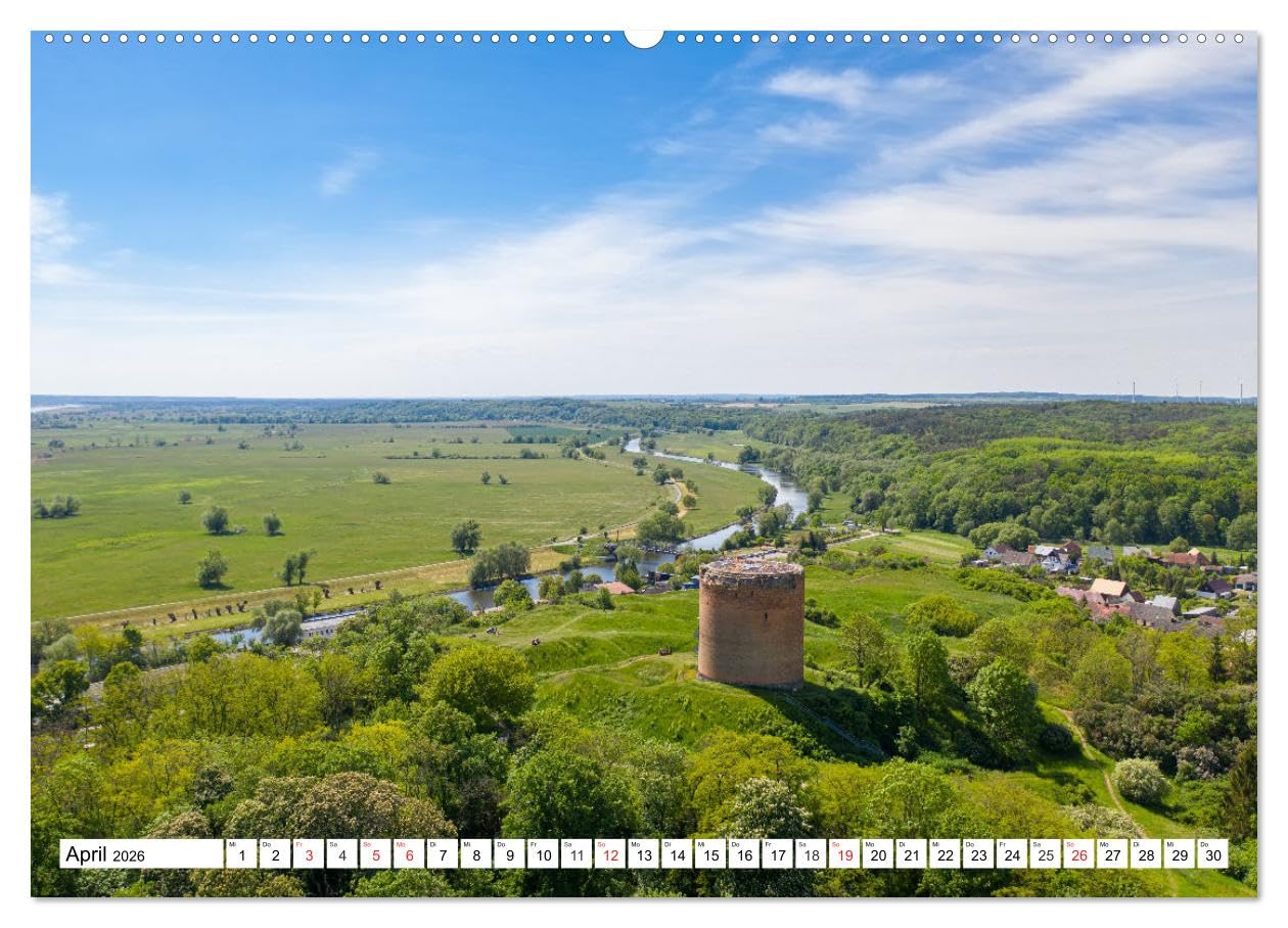 Die Uckermark - Eine Reise durch die Toskana des Nordens (hochwertiger Premium Wandkalender 2026 DIN A2 quer), Kunstdruck in Hochglanz: Reizvolle Landschaften und Orte der Uckermark (CALVENDO Natur)