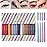 BONNIE CHOICE 20 PCS Colored Eyeliners Pencil Set, 20 Colors Waterproof Long Lasting Retractable Matte Colorful Eyeliner Milti-Functional Eyeliner Eyeshadow Pen Christmas Day Gifts for Women