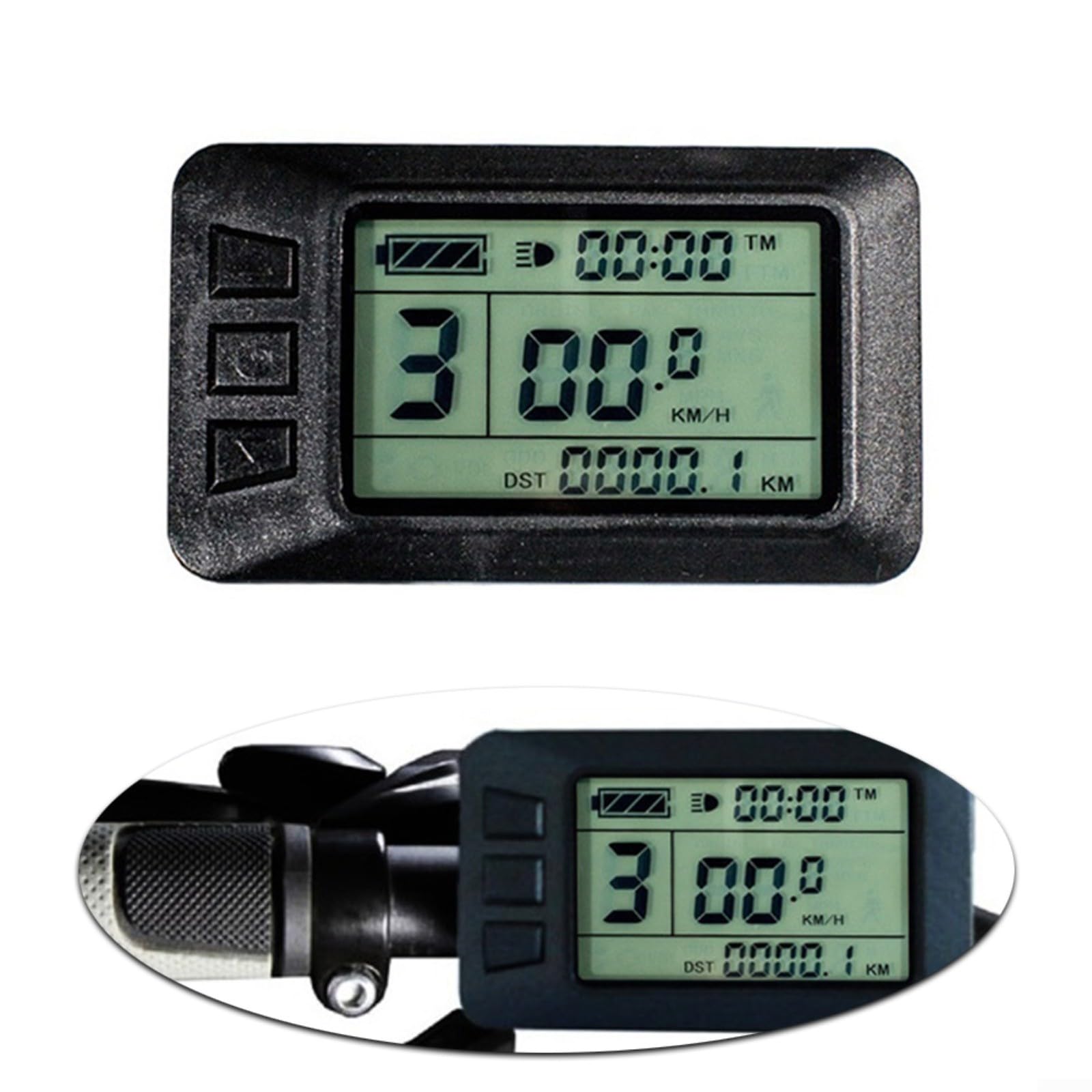 KT-LCD7 - Pannello LCD per bicicletta elettrica, con porta USB, impermeabile, interfaccia a 5 pin, per bici elettrica, ciclismo, pendolarismo