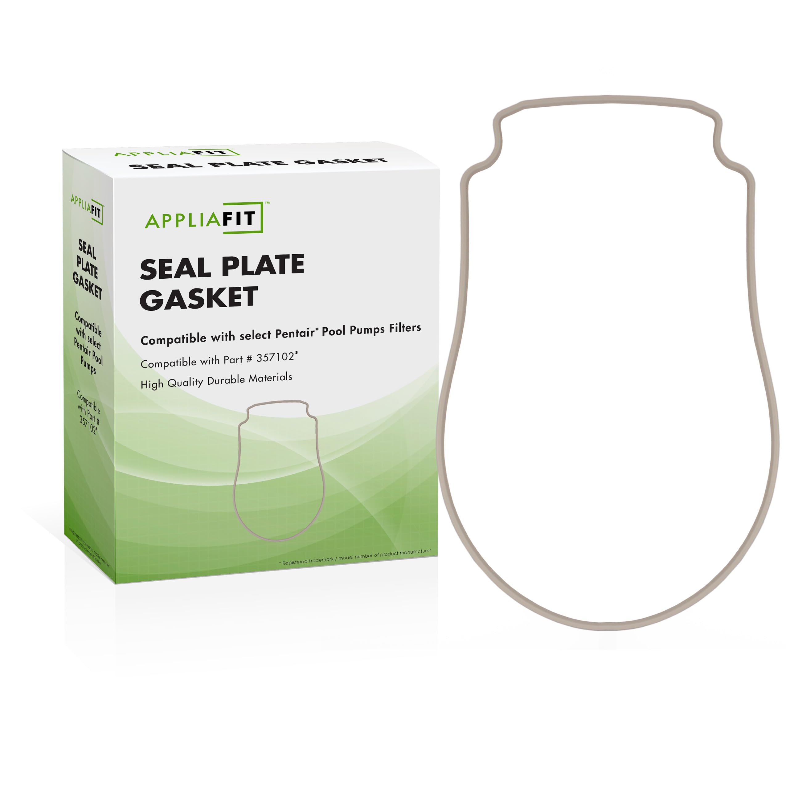 AppliaFit Seal Plate Gasket Compatible with Pentair 357102 for WhisperFlo and IntelliPro In-Ground Pump (1-Pack)