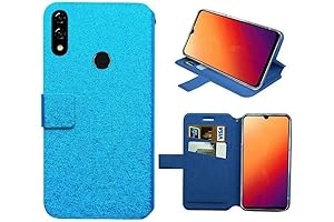 BLU Vivo 6 Genuine Leather Wallet Case