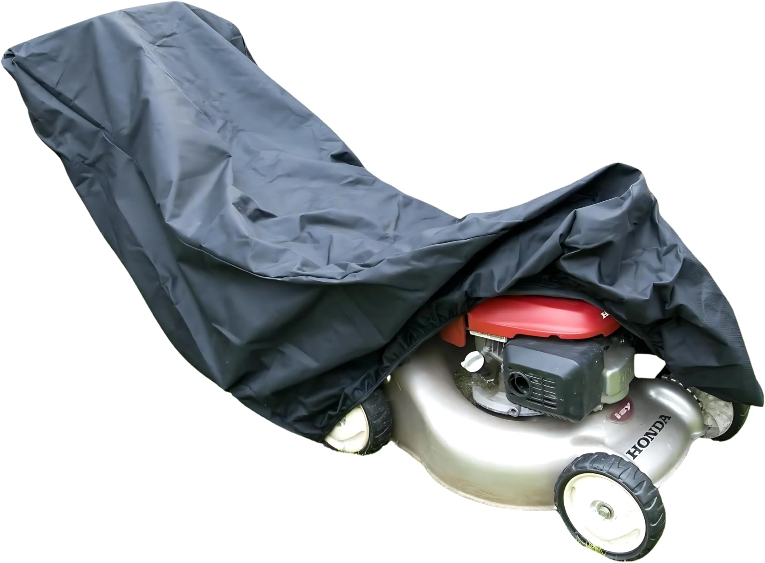 Lawn Mower Cover Waterproof Heavy Duty 600d Denier Material 140 x 133 x 70 PU Lined Elasticated Hem Outside Storage