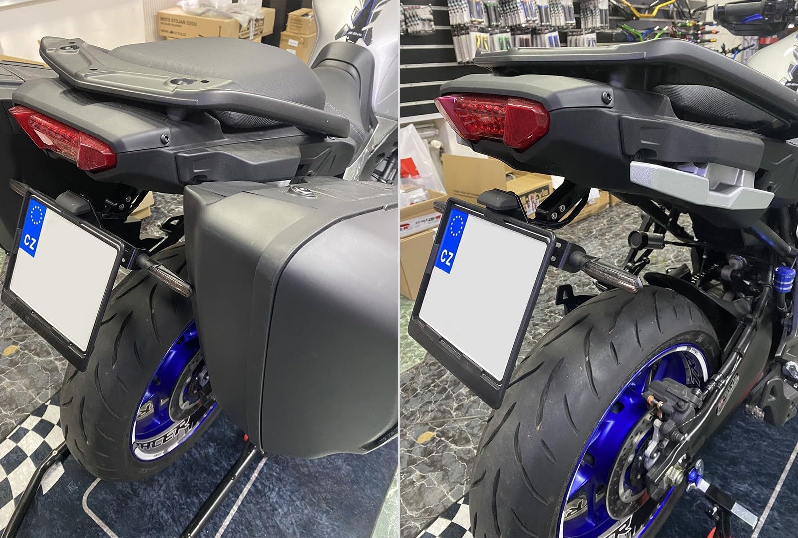 SEFIS Mark Kennzeichenhalter Yamaha MT-09 / Tracer 9 / GT 2021-2023