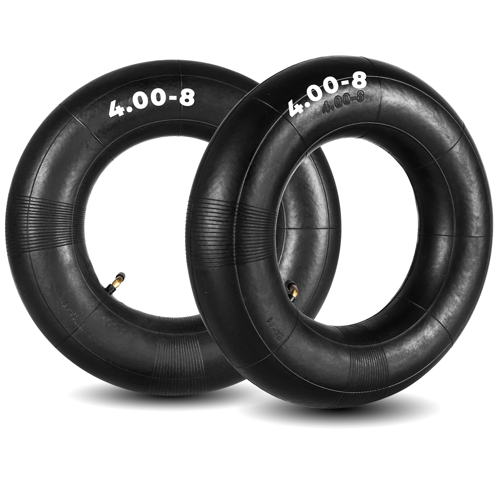 NATGAI 2 PCS 4.80/4.00-8 Inner Tube Replacement Tyre Tube with TR87 Valve