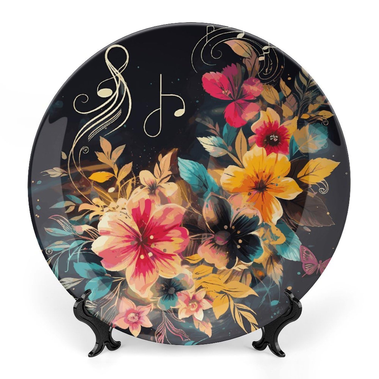 Assiette en porcelaine anglaise 25cm | Élégance et art de la table premium