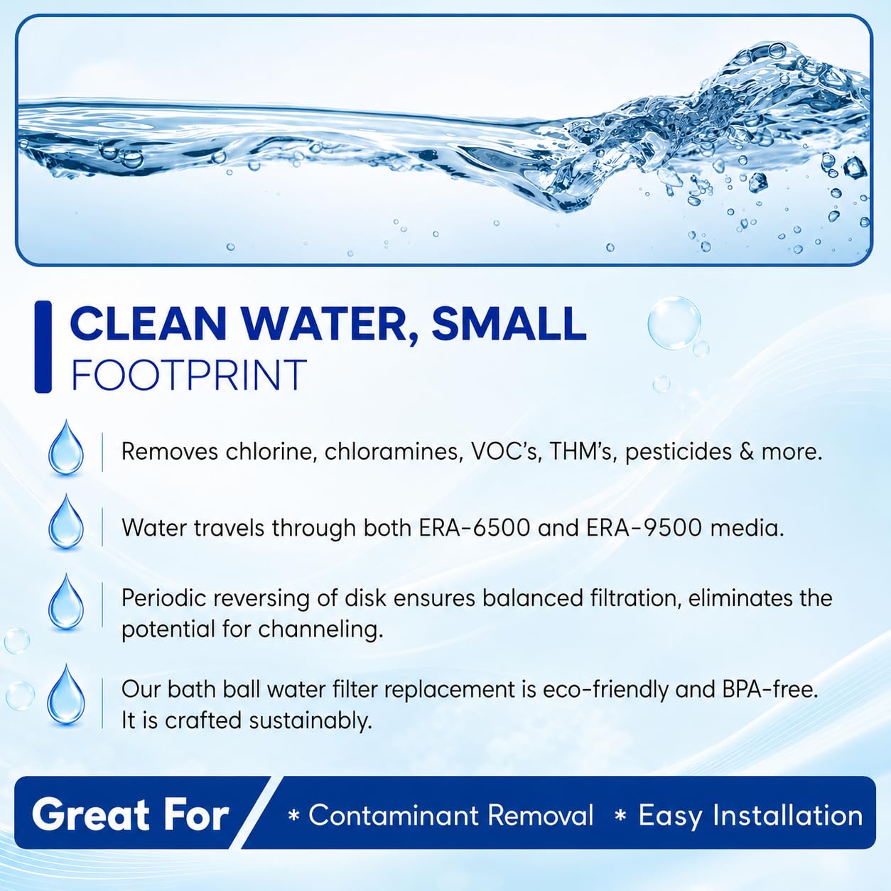Crystal Quest Bathtub Filter - Cleaner Baths! -6 Crystal Quest Bathtub Filter - Cleaner Baths! -6