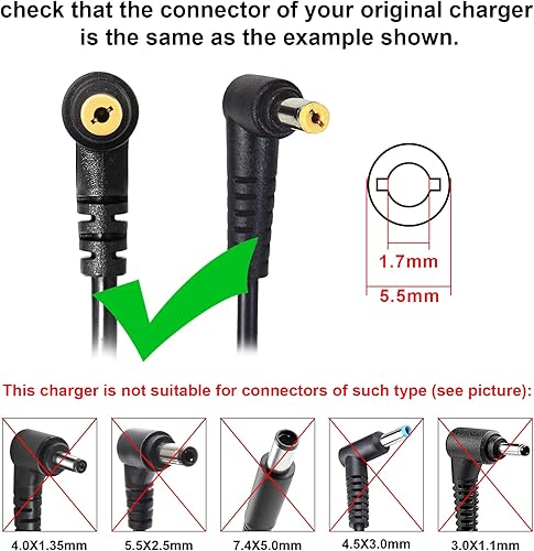 Miniatura 2 de Adaptador de corriente de repuesto para Dell Inspiron Mini 9 10 10 V 12 910 1010 1011 1012 1018 1210 1090-1893 mini Duo Tablet Vostro A90 Y200J