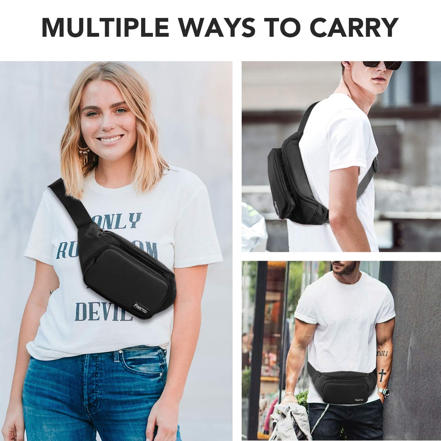 Sac Banane Pour Homme Et Femme - Sac Banane Pour Promener Le Chien, La