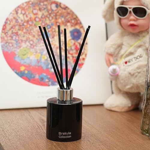 Miniatura 4 de Juego de difusor de varillas perfumadas con rosa de sándalo, fragancia prémium para habitación con 6 varillas, 4 onzas  4.0 fl oz