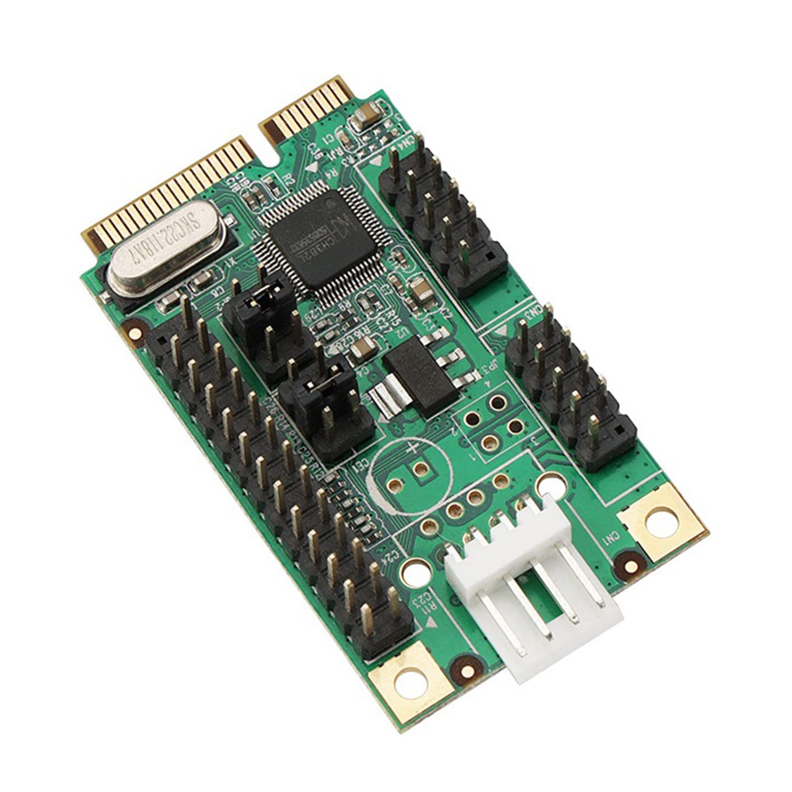Carte combo PCI-E parallèle (1) parallèle, (2) RS232 pour carte adaptateur PCIe Express 6 Go/s, adaptateur électronique rapide et stable
