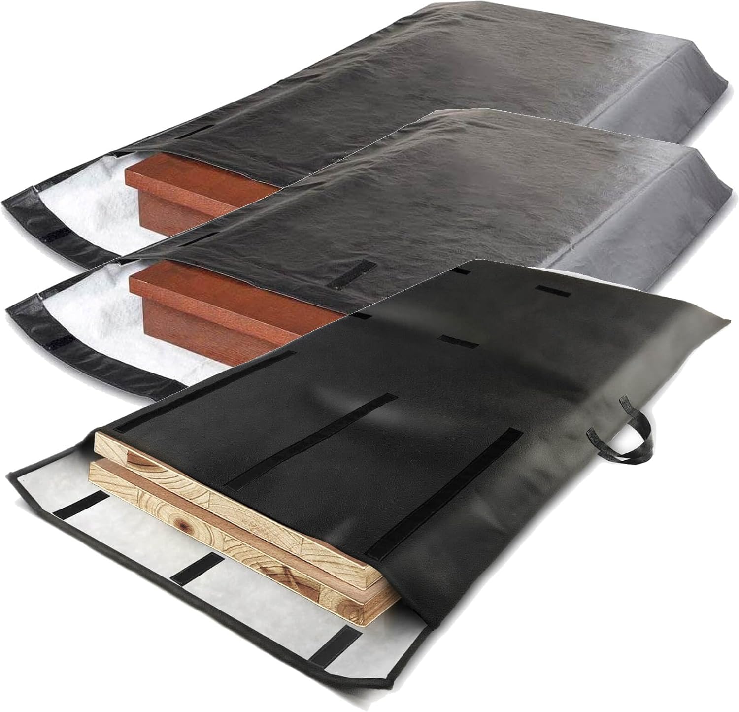 ROSROSE Table Leaf Storage Bag Padded 3 Pack, Heavy Duty