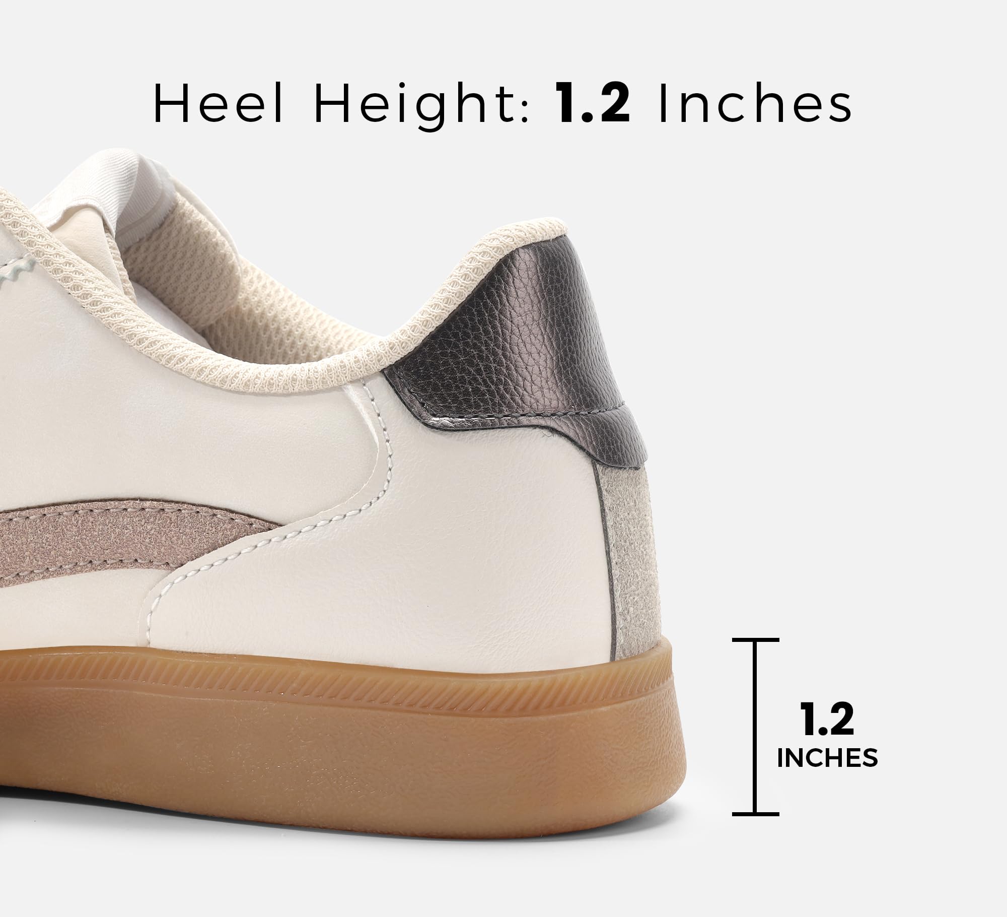 LUCKY STEP Sneakers retrò da Donna - Sneakers alla Moda Classiche, Antiscivolo e comode per Camminare e Pattinare