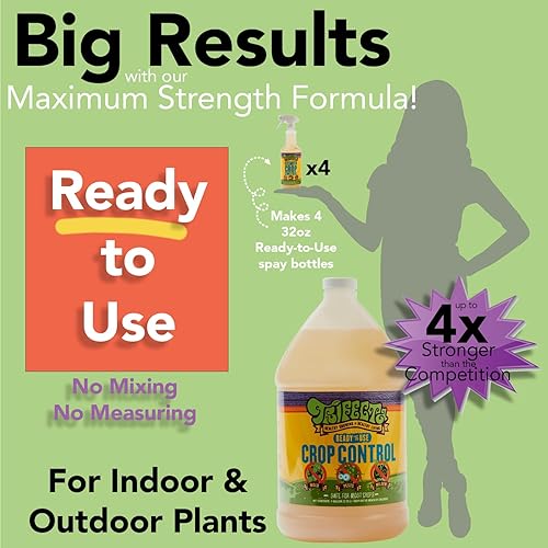 Miniatura 4 de Trifecta Crop Control listo para usar pesticida, insecticida, fungicida, acaricida, ayuda naturalmente a derrotar ácaros, moho, moho y más en