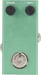 RiToEasysports Pedal de Guitarra, Processador de Efeito Vibrato de Liga de Alumínio Com Controle de Botão para Desempenho de Guitarra Elétrica