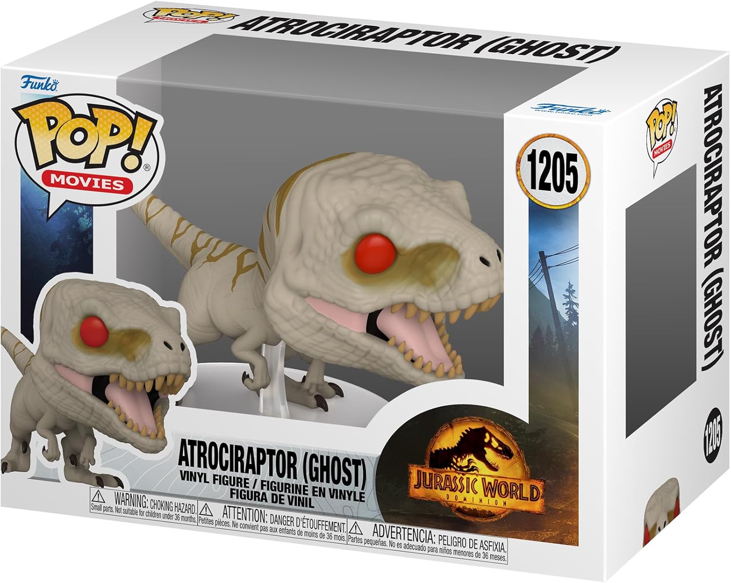 Funko Pop! Movies: Jurassic World Dominion - Atrociraptor (Ghost)