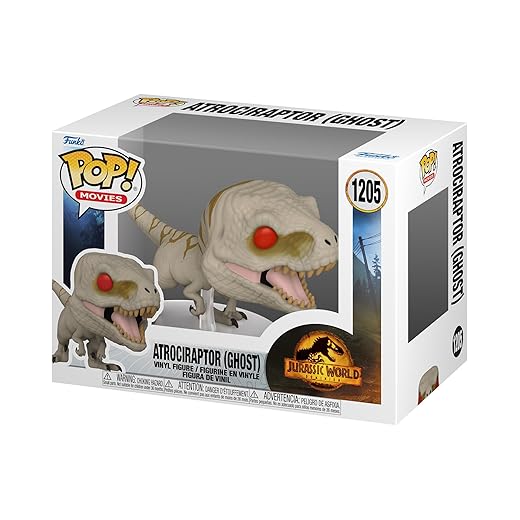 Sale Funko Pop! Movies: Jurassic World Dominion - Atrociraptor (Ghost)
