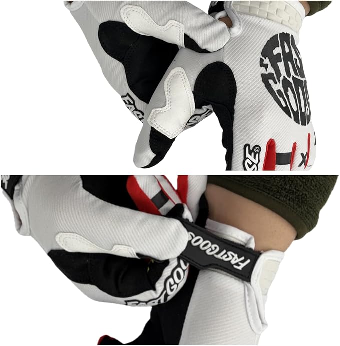 Guantes para Motocicleta de Dedo Completo TATACLEA Negra Grande miniatura 4