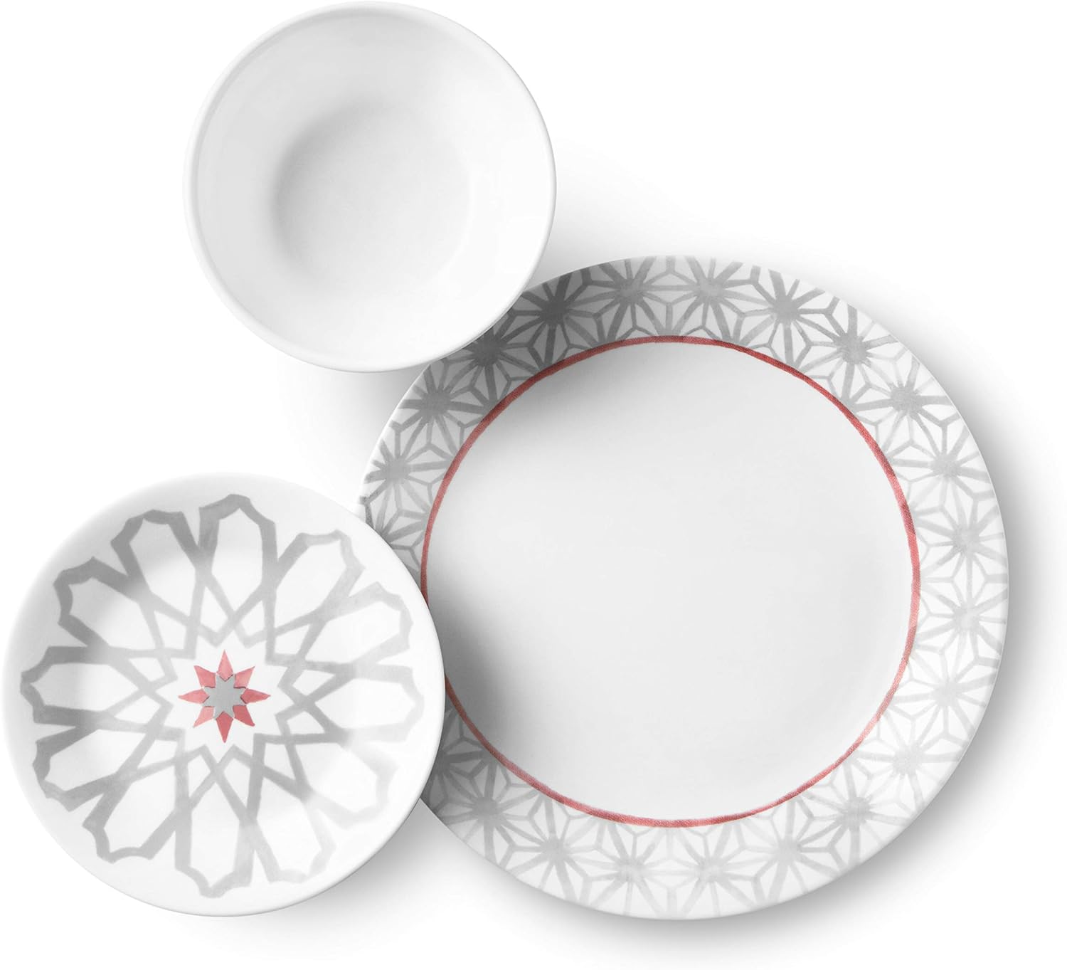 🛒 Crаzу Dеаlѕ Corelle 18-Piece Service for 6, Chip Resistant Dinnerware Set, Amalfi Rosa