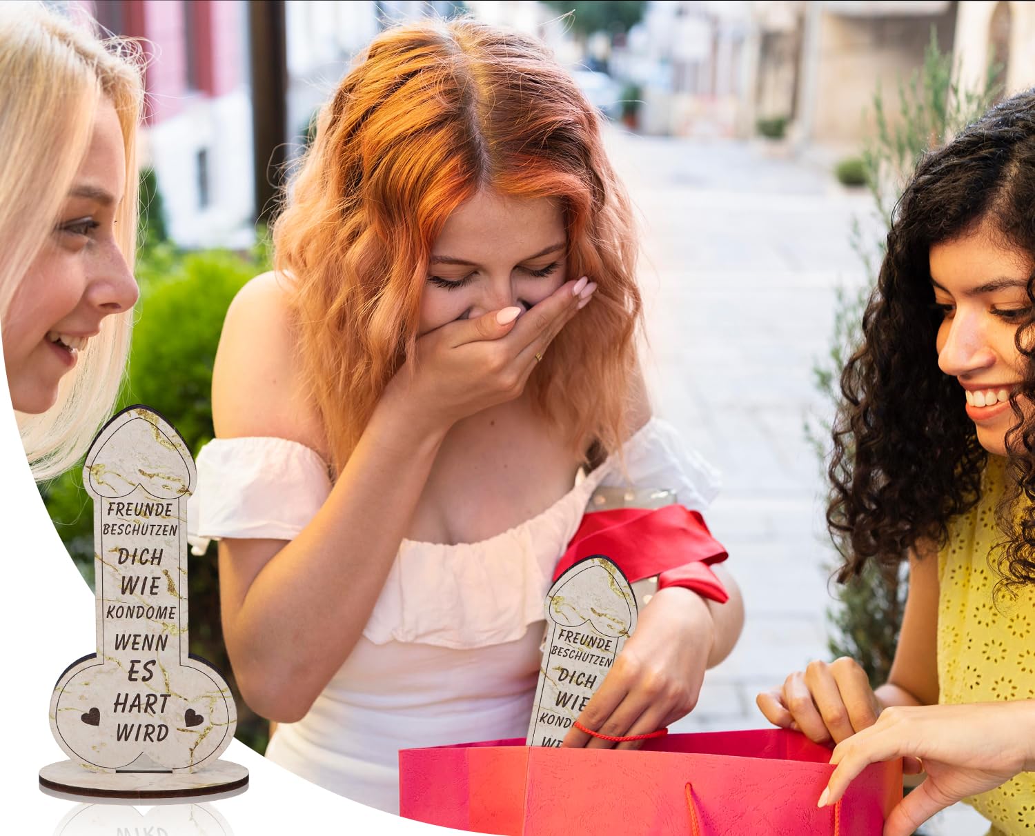 KAÏDENSÏ Idea Regalo Amica Originale - Regali Migliore Amica Speciale - Giornale dell'Amicizia Donna Personalizzabile - Maxi Biglietto d'Auguri per Amiche - Regali Divertenti Compleanno Lei